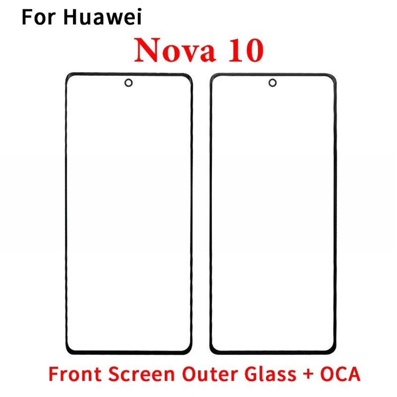 Front Screen Outer Glass With OCA For Huawei Nova 10 10Z 11 11i 12 12i Pro SE Ultra Lite Replacement Parts Huawei phone repair parts
