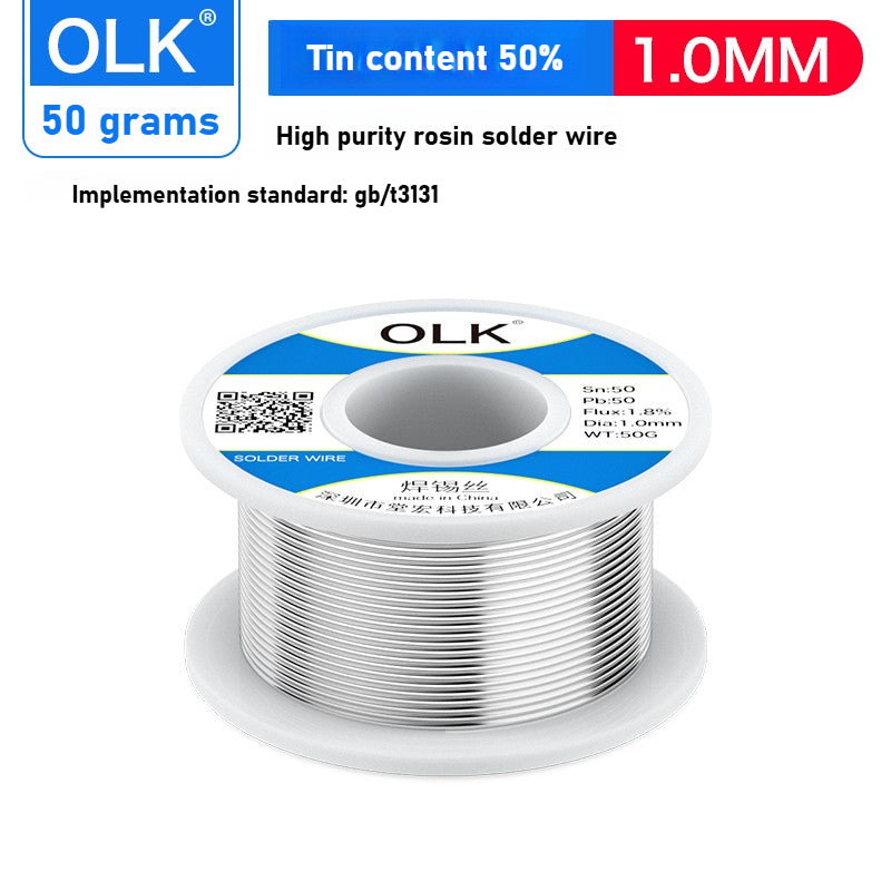 High purity solder wire 63 low temperature with flux rosin core welding household electric soldering iron lead-free solder wire Repair tools