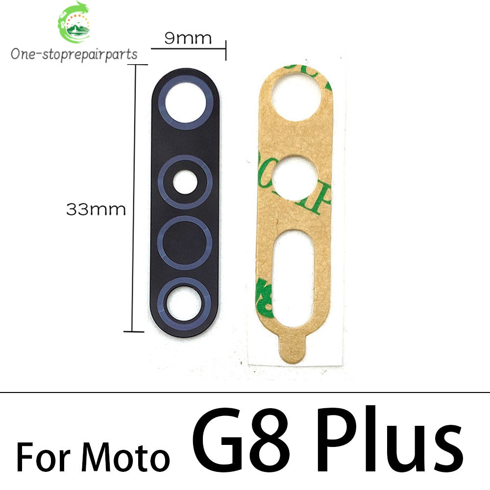 10Pcs/Lot,  Camera Glass For Motorola Moto G8 G9 Plus Play Power Lite Rear Back Camera glass Lens With Glue Adhesive Motorola phone repair parts