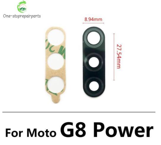 For Motorola Moto G8 G9 Plus Play Power Lite Rear Back Camera Glass Lens with Glue Motorola phone repair parts