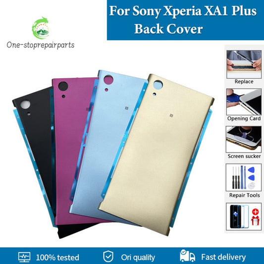 Original Battery Cover For Sony Xperia XA1 Plus Back Battery Cover Rear Door Housing For Sony Xperia XA1 Plus Back cover Replace Sony phone repair parts