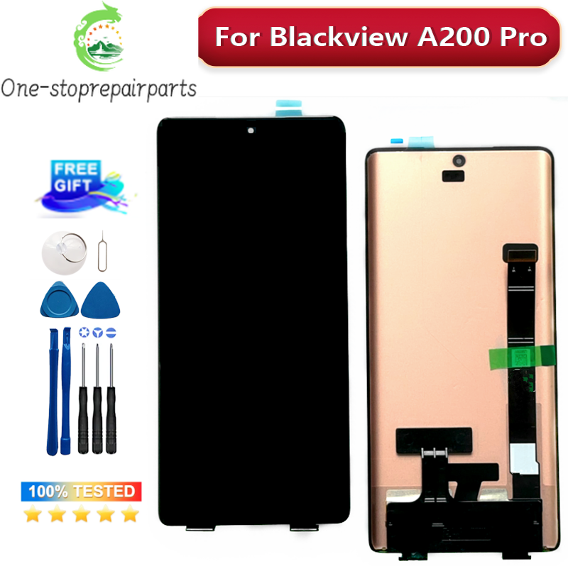 New Original OLED Display For Blackview A200 Pro / A200 with Touch Screen +LCD Digitizer Assembly Replacement Repair+Tool Blackview phone repair parts