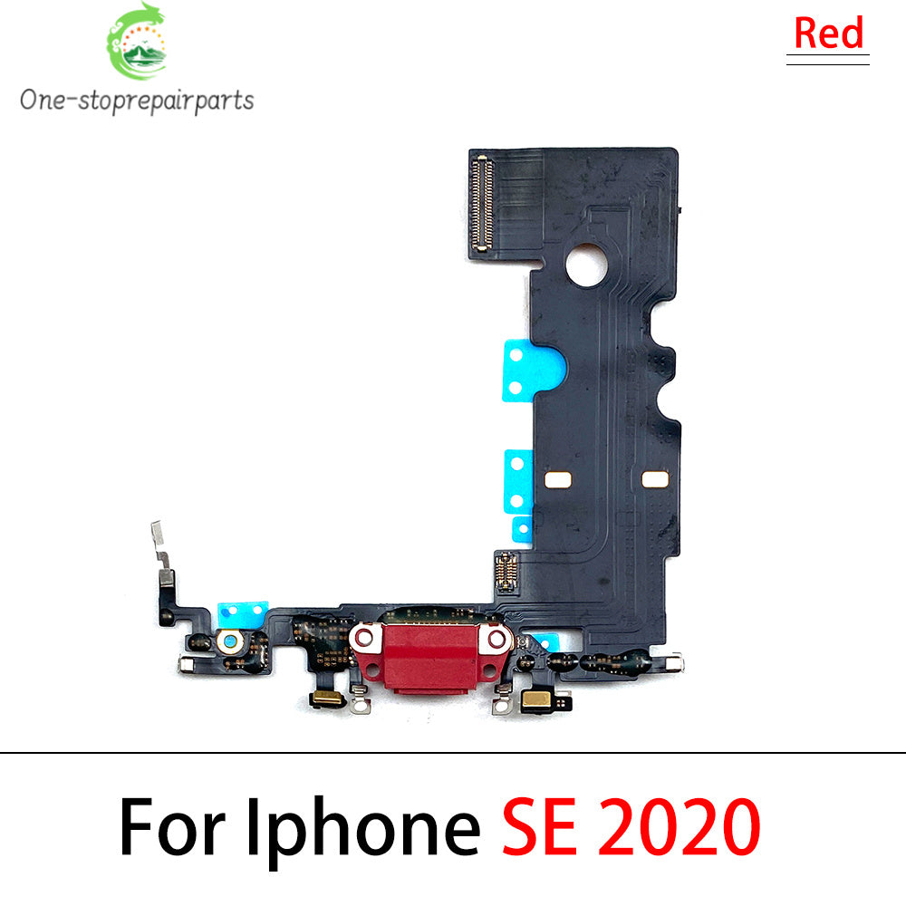 New For iPhone SE 2020 USB Charging Port Mic Microphone Dock Connector Board Flex Cable Repair Parts iPhone phone repair parts
