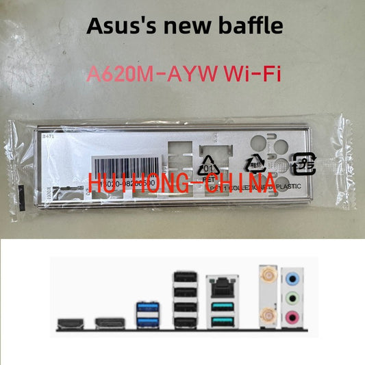 New original ASUS A620M-AYW WIFI main board baffle, computer baffle IO baffle, unopened BRAKET IO SHIELD