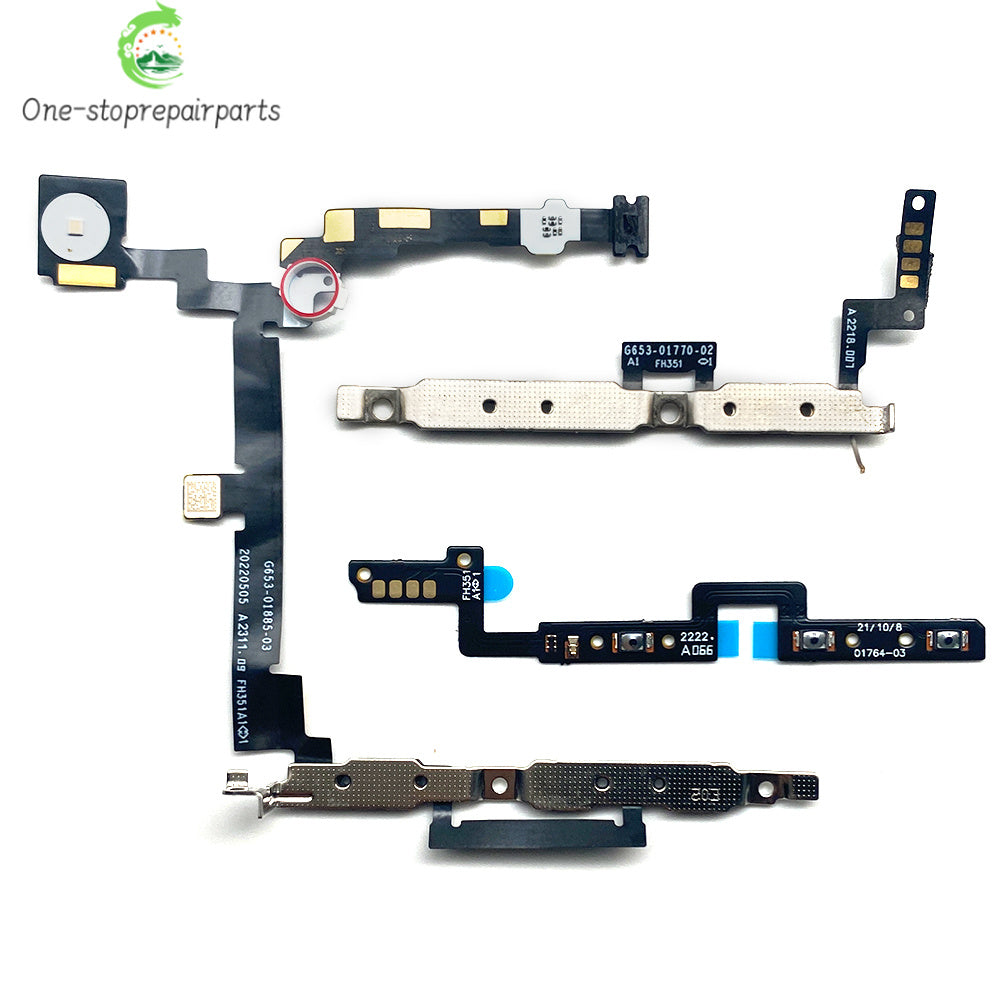 New Power on off Volume Key Button Flex Cable For Google Pixel 5 5A 6 6A 7 7A 8 9 Pro XL Google Pixel phone repair parts
