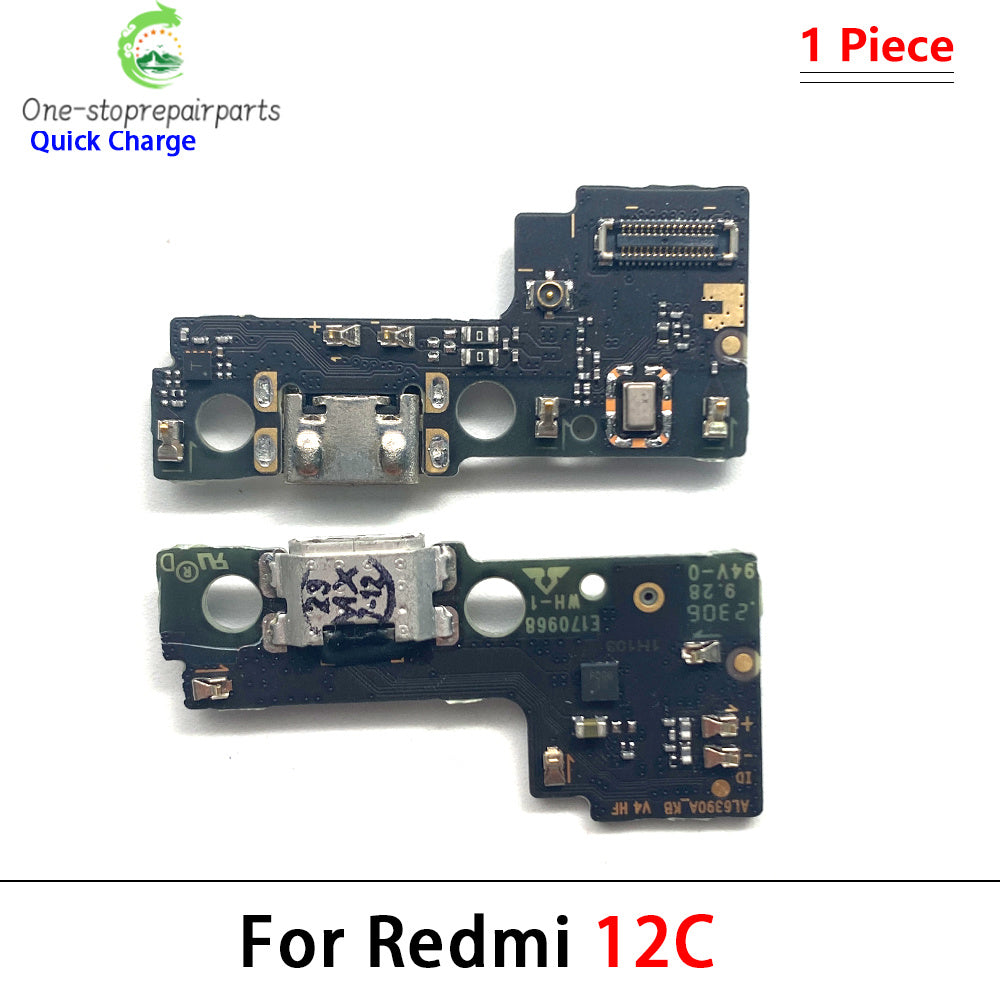 New USB Charging Port Board Flex Cable Connector For Xiaomi Redmi 8 8A 9 9C 9A 9T 10C 12C 10A 10 12 12C 13C 13 4G 5G Microphone Xiaomi  Xiao mi phone repair parts