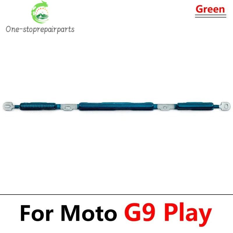 10Pcs/Lot, New For Motorola Moto G8 G9 Plus Play Power Lite Power Button + Volume Side Button Replacement Parts Motorola phone repair parts