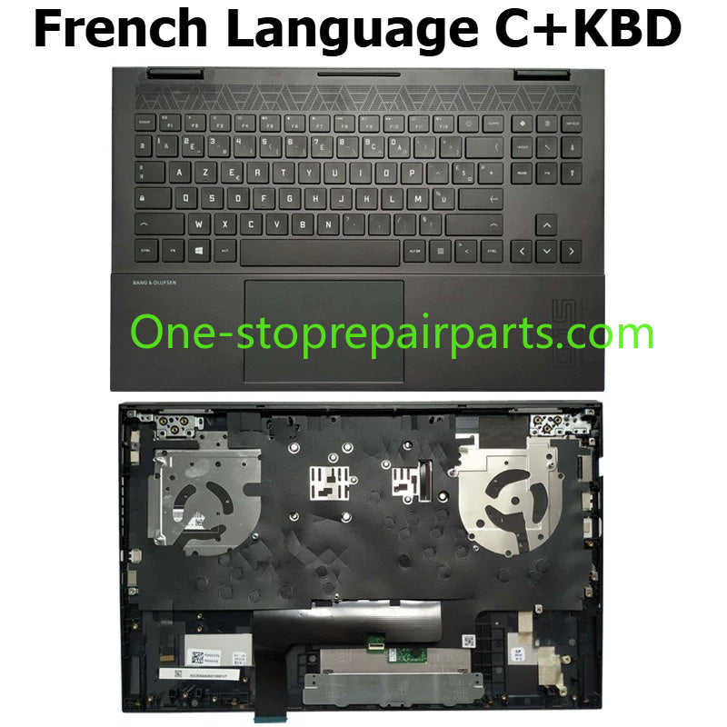 Palmrest  Keyboard For HP Omen 15-EN 15-EK 15Z-EN100 TPN-Q238 Q236 RGB US M00667-001 M00666-001 M00666-B31 RGB Backlit topcase