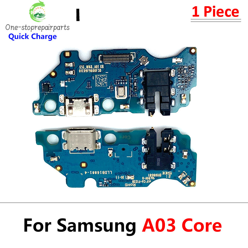 USB Charger Charging Board Dock Port Connector Flex Cable For Samsung A12 A02 A02s A03s A03 Core A13 A22 A32 A33 A53 A04 4G 5G Samsung phone repair parts