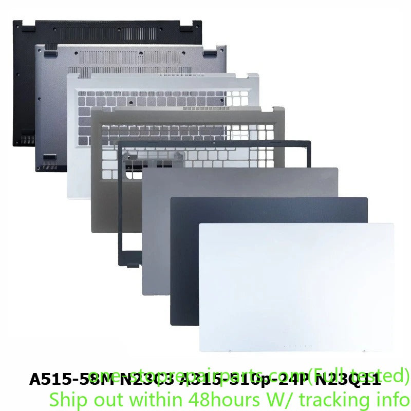 Cover case for Acer Aspire A515-58M N23C3 A315-510P-24P N23Q11 AP3ZC000101 housing bezel frame palmrest keyboard bottom cover