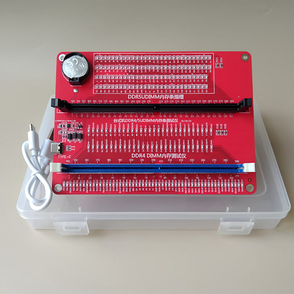 Desktop DDR3/4/5 Server, Memory Stick Tester Computer Detection Tools Troubleshooting USB Powered Laptop Computer PC repair tools