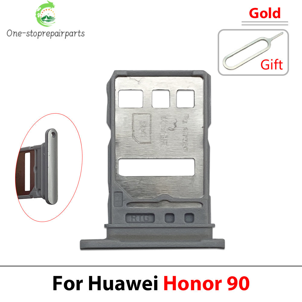 New For Huawei Honor 90 Pro Lite 5G SIM Card Tray Slot Holder Adapter Accessories Huawei phone repair parts