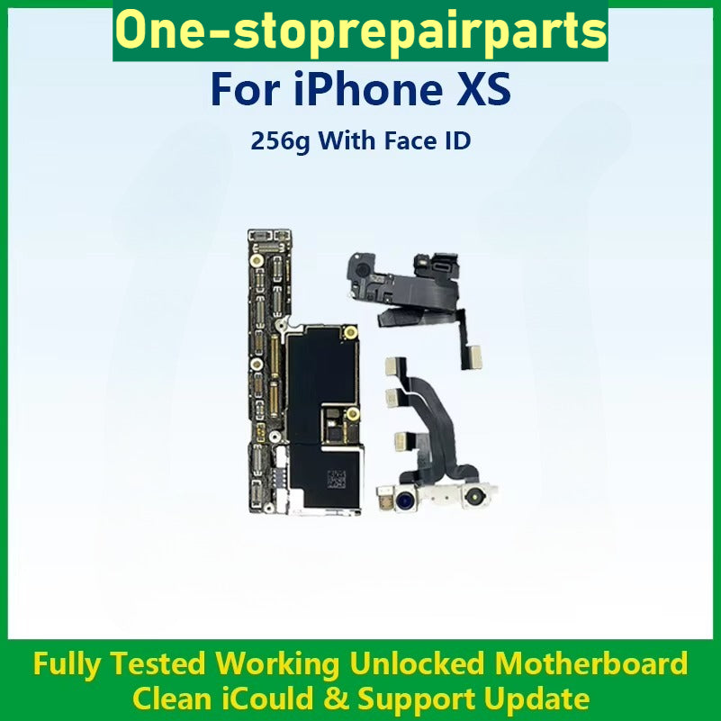 Fully Tested 100%Working Mainboard For iPhone XS Max Cleaned iCloud And Unlocked For XR Motherboard No Repair Support Update iPhone phone repair parts