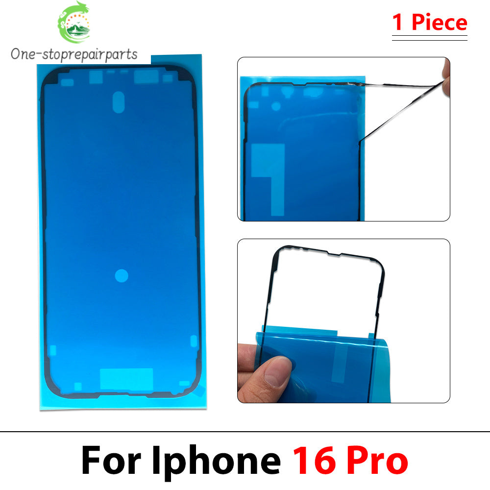 10Pcs Waterproof Sticker For iPhone 11 12 13 14 15 16 17 Pro Max Plus Adhesive LCD Screen Frame Seal Tape Repair Parts iPhone phone repair parts
