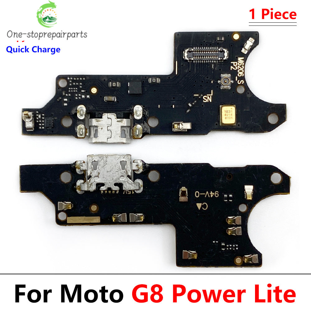 USB Charger Board PCB Flex For Motorola Moto G8 Plus Play Power Lite USB Port Connector Dock Charging Flex Cable Motorola phone repair parts