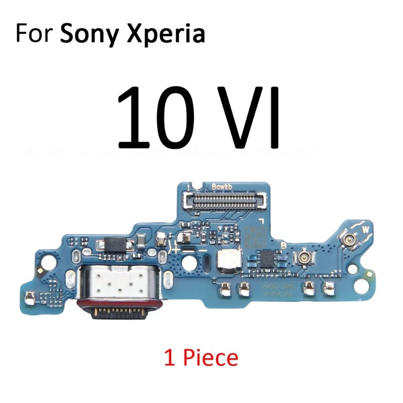 Fast Charger USB Dock Charging Dock Port Board With Mic Microphone Flex Cable For Sony Xperia Pro I 10 II III Lite Plus V VI IV Sony phone repair parts