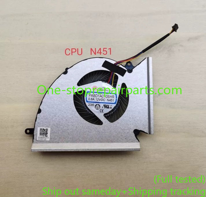 Cooler cooling fan For MSI MS-17K3 17K2 GE76 GP76 N451 N452 N452 12V PABD1A010SHR PABD1A010SHl Laptop CPU GPU fan