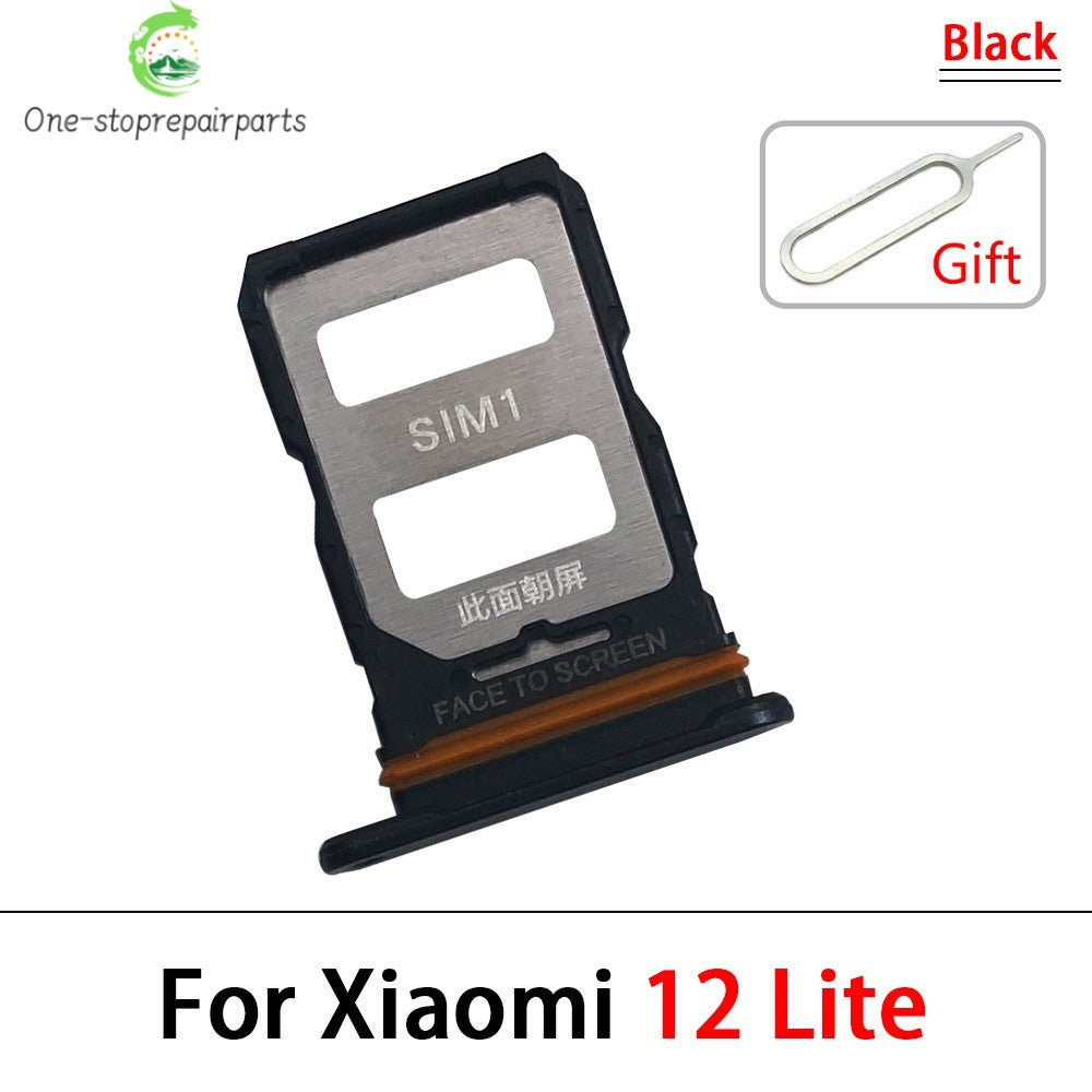 New For Xiaomi Mi 12 12T Pro 12 Lite 12s SIM Card Slot SD Card Tray Holder Adapter Replacement Parts  Xiaomi  Xiao mi phone repair parts