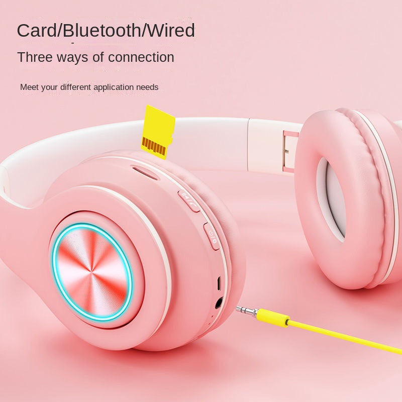 Accessories B39 Macaron Bluetooth Headset Spot Supply Stereo Sound Foldable Sports Wireless Headset