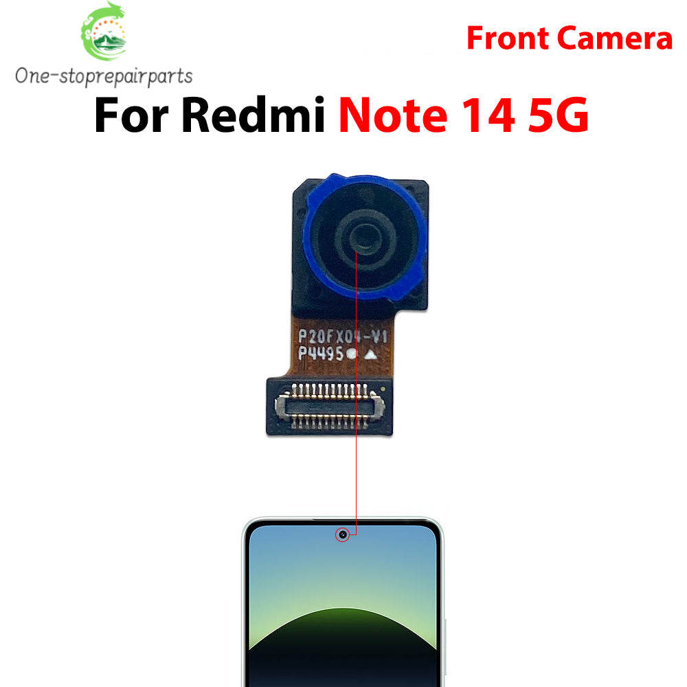 Back Rear Camera Big Main Camera Front Camera Flex Cable For Xiaomi Redmi Note 14 Pro 4G 5G  Xiaomi  Xiao mi phone repair parts