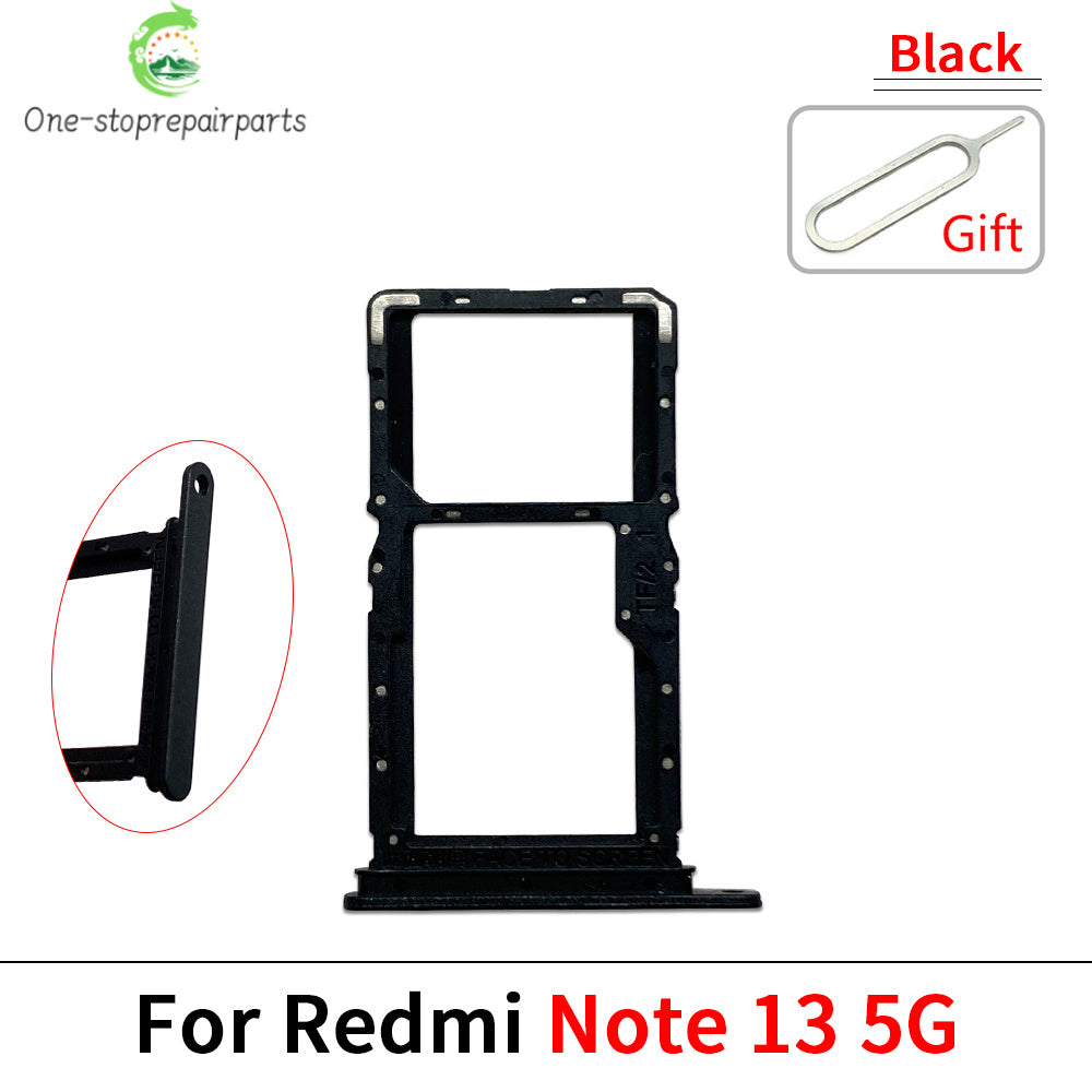New For Xiaomi Redmi Note 13 Pro Plus 4G 5G SIM Card Tray Slot Holder Adapter Accessories  Xiaomi  Xiao mi phone repair parts