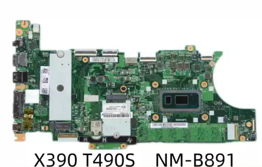(Test Video have) motherboard for Lenovo Thinkpad NM-B891 NM-C891 T14s Gen1 X13 Gen1 Gen2 X390 T490S i5 8265U i7 8565U 01HX898 i5 10210U i7 10510U RAM 8G/16G 5B20Z45776 5B20Z45786 main system board