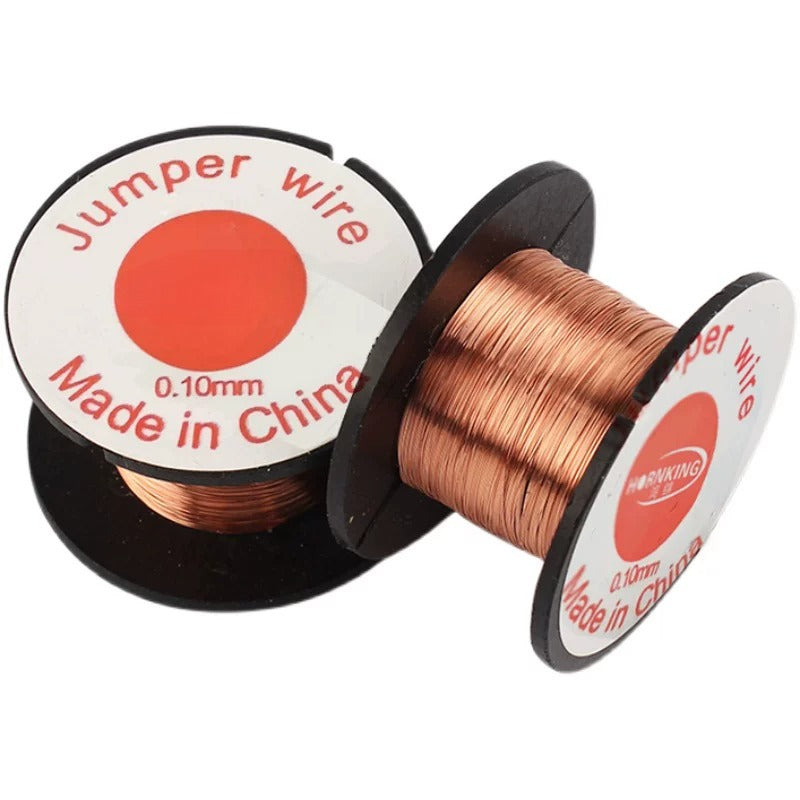 Circuit board motherboard Jumper wire non-abrasive paint-free wiring insulated wire enameled copper wire repair wiring welding connection copper wire 0.1mm Repair Tools