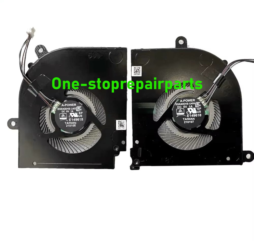 BS5405HS-U4W/U4X Laptop CPU GPU Cooling Fans For MSI Stealth 15M-A11UEK MS-1562 A11SEK A11SDK Computer PC Fan Cooler Radiator MSI laptop repair parts
