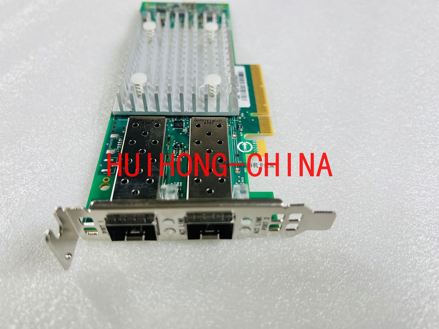 DELL QL41112HLCU-DE 807N9 C5RNH 5252W 10 Gigabit dual port fiber optic network interface card