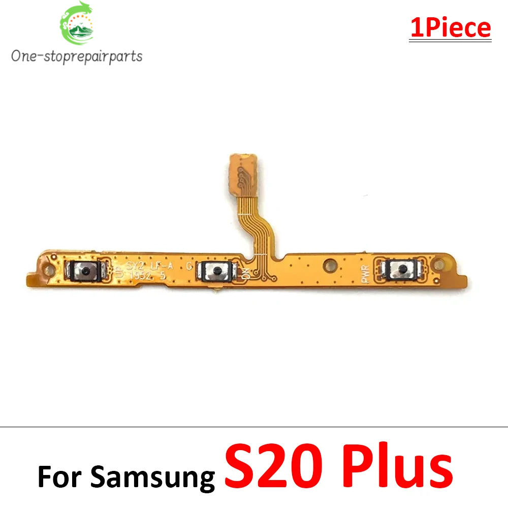50Pcs, Power on/off Volume Key Button Flex Cable For Samsung S20 S21 S22 S23 Plus Ultra Fe Samsung phone repair parts