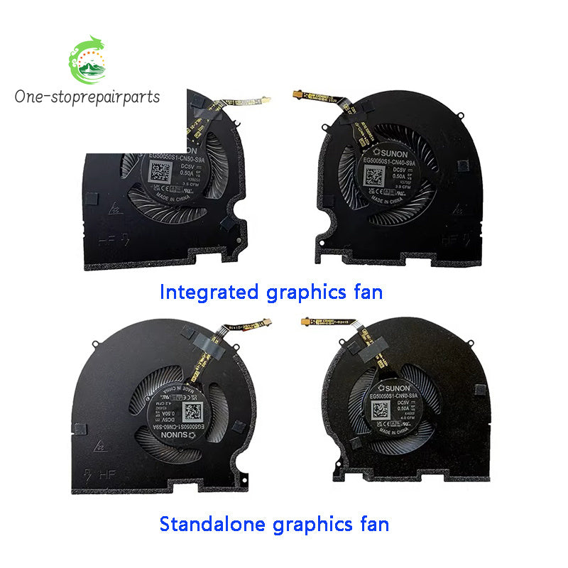 New Original Laptop CPU GPU Cooling Fan For DELL XPS 14 9440 0256J1 091DY0 Dell laptop repair parts