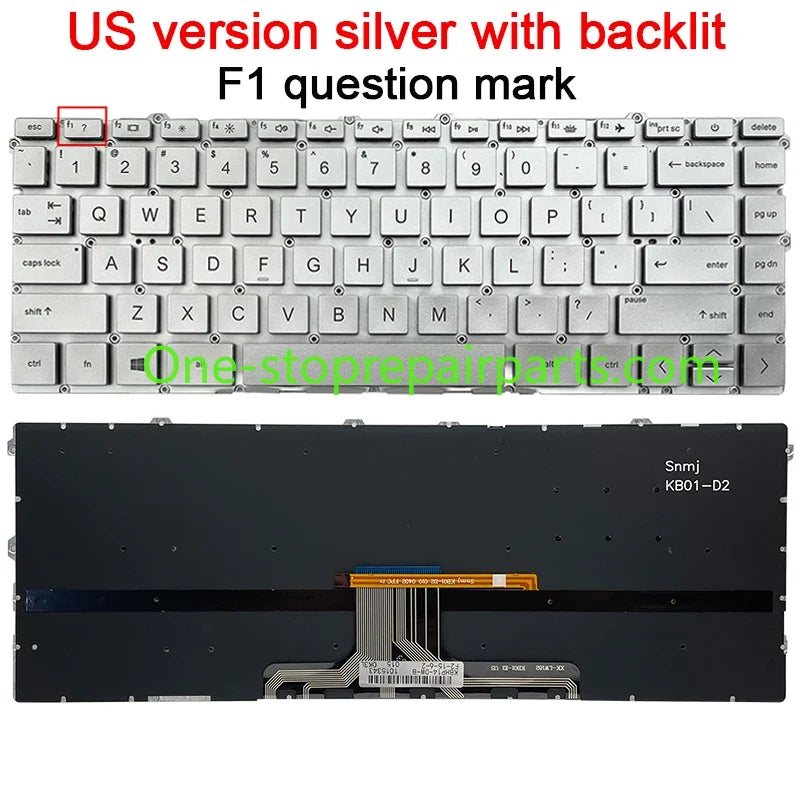 US NEW keyboard For HP Pavilion x360 14M 14-DW 14-DV 14-DY 14-EK 14-EC 14-EM 14-EP TPN-I141/I142/C157/C158 14-EE English laptop HP laptop repair parts