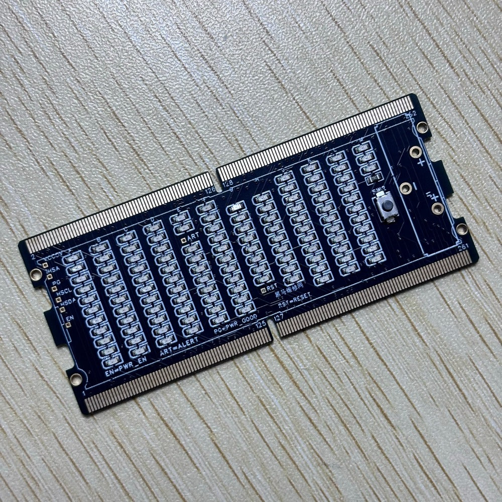 DDR5 memory with light detection card, test, memory slot detection, notebook maintenance test tool laptop repair tools
