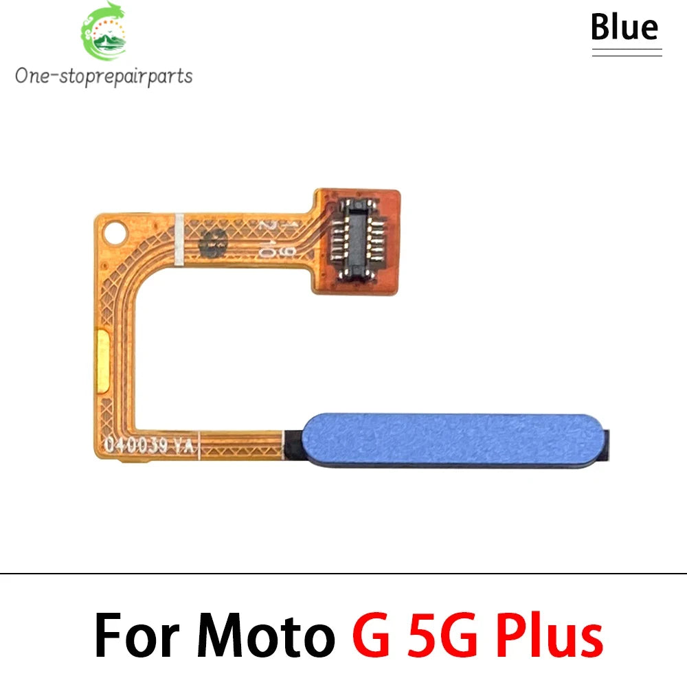 10Pcs, New For Motorola Moto G 5G Plus G Power 2021 Home Button FingerPrint Touch ID Sensor Flex Cable Replacement Parts Motorola phone repair parts