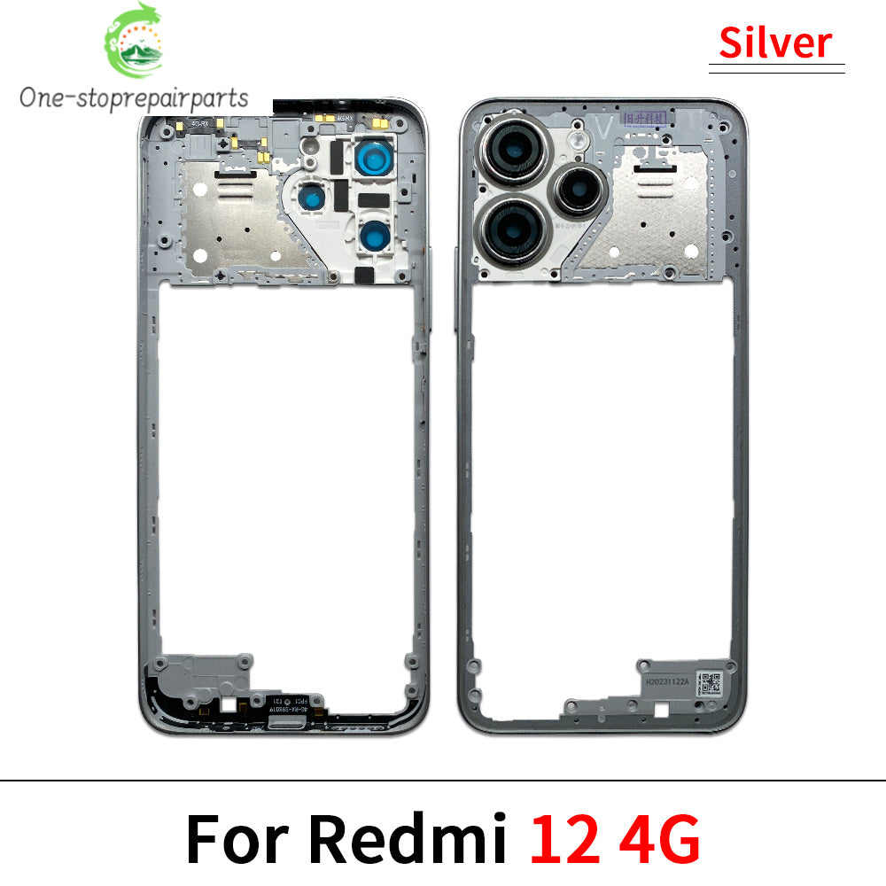 New Middle Frame For Xiaomi Redmi 12 13 13C 14C 4G 5G Door Housing Bezel Repair Parts Xiaomi  Xiao mi phone repair parts
