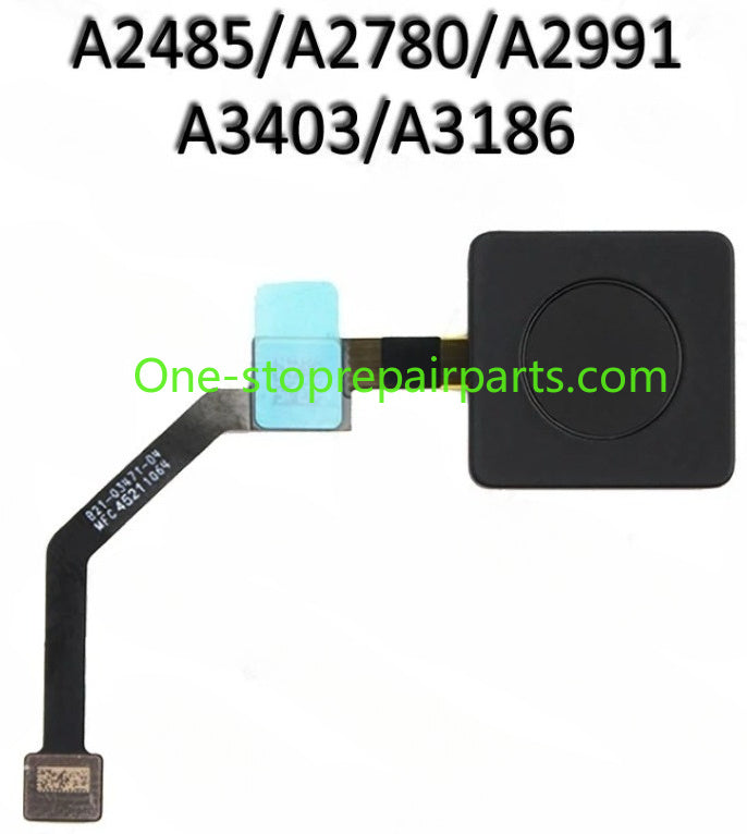 Power On/Off Button A2681 A2941 A3113 A3114 A2442 A2779 A2485 A2780 A2991 A2992 A2918 Touch ID Flex Cable for MacBook Pro/Air Macbook repair parts