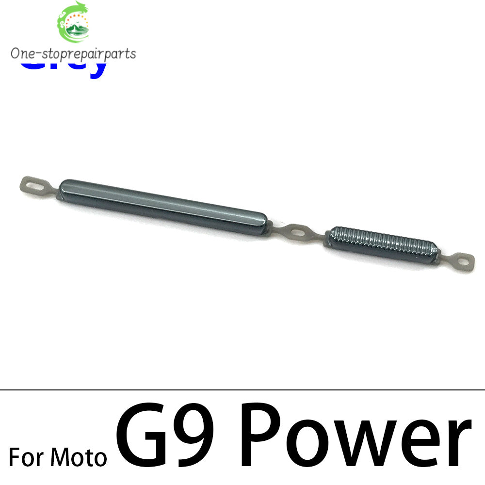 New Side Volume Button Power ON / OFF Buttton Key Set For Motorola Moto G9 G8 G7 Play Plus Power Lite Replacement Parts Motorola phone repair parts