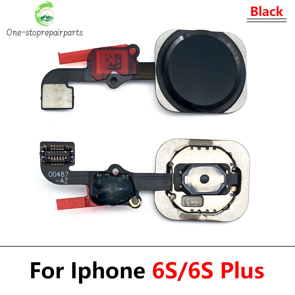 Home Button For iPhone 6 6P 6s Plus Menu HomeButton Key With Flex Cable Replacement Parts iPhone phone repair parts