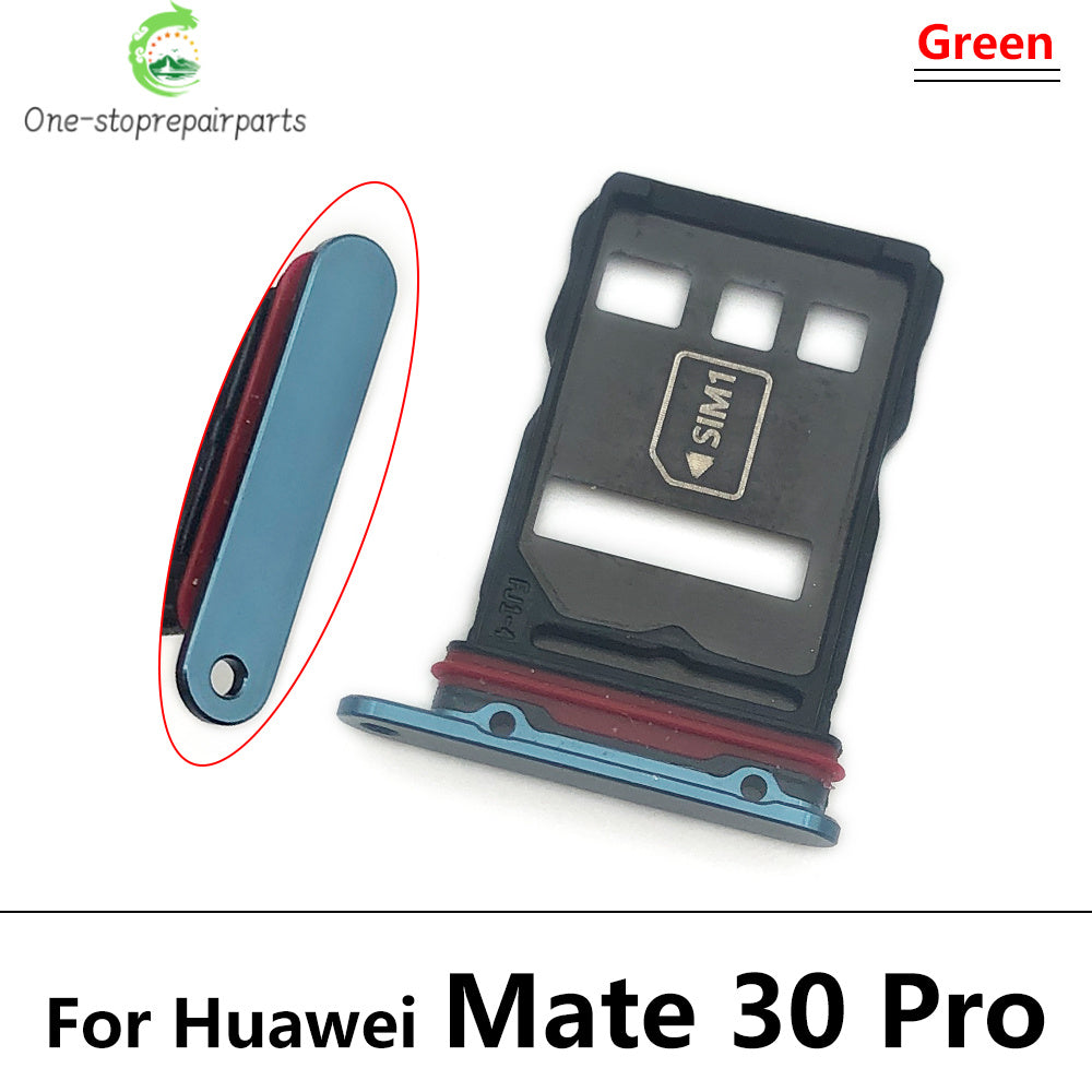 For Huawei Mate 20 Lite 30 Pro X 20X Micro Nano SIM Card Holder Tray Slot Holder Adapter Socket Huawei phone repair parts