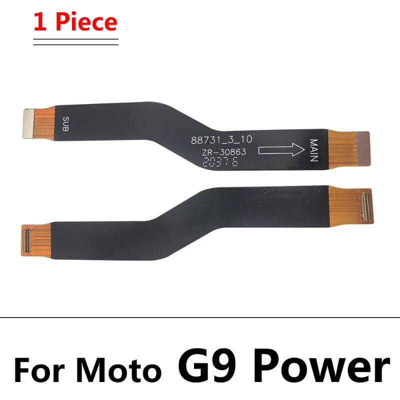 10pcs Main Board Mainboard Connect Flex Cable For Motorola Moto G8 G9 Plus Play Power One Hyper Macro Vision Fusion Plus Motorola phone repair parts