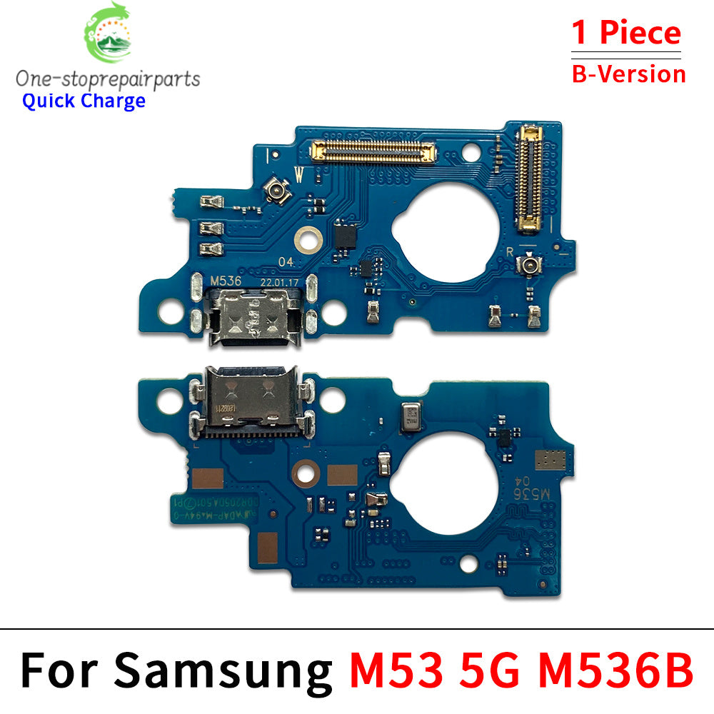 USB Charging Board Port Dock Charger Connector Flex Cable For Samsung M11 M12 M13 M21 M21s M31 M31s M22 M32 M23 M33 M53 4G 5G Samsung phone repair parts