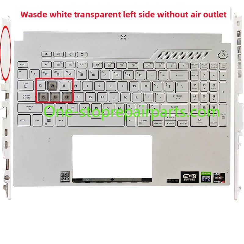 Upper case keyboard ASUS TUF3 TUF4 TUF5  FA507 FX517 FX507 F15 FX507Z FA507R FX507ZC FX517 FA607 FX617 topcase palmrest keyboard