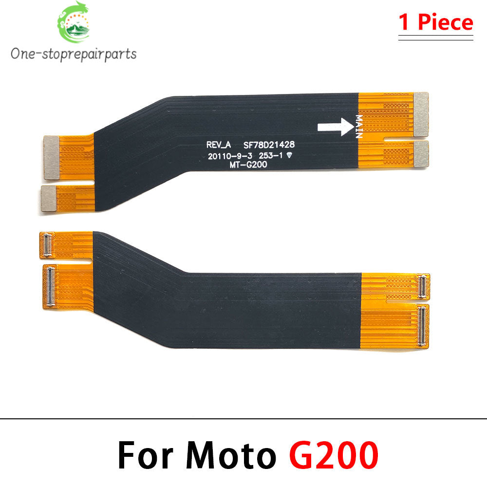 10Pcs, Main Motherboard Board Mainboard Flex Cable For Motorola Moto G31 G71 G51 G100 G60 G50 G52 G62 G60s G200 G32 G82 G53 5G Motorola phone repair parts