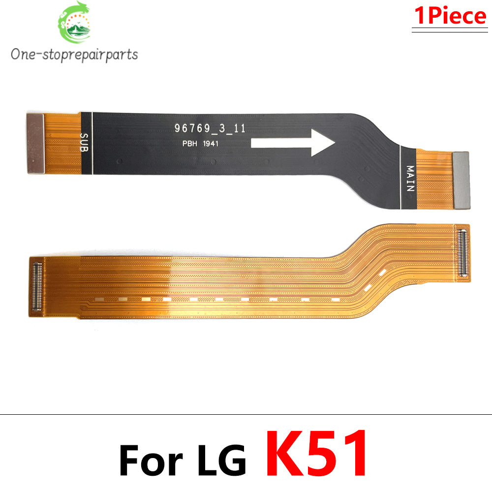New For LG K22 K41s K42 K50s K51 K51s K52 K61 K62 K92 Power Mainboard Main Board Motherboard Connector Flex Cable LG phone repair parts