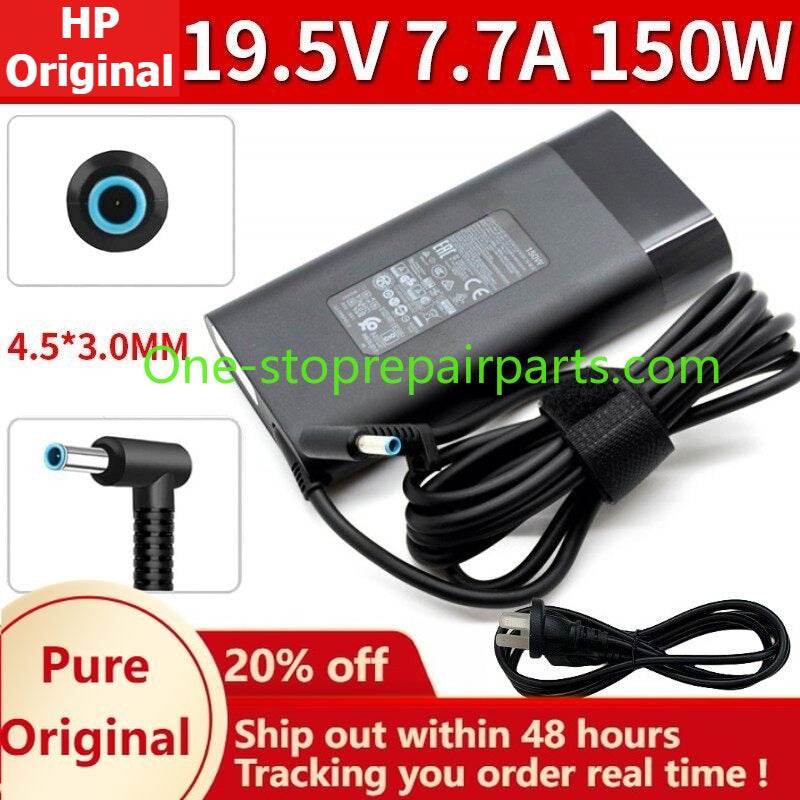 AC Power Adapter Charger for HP Victus OMEN 2 Pro/2/4/5/6 GEN 150W 19.5V7.7A  4.5*3.0MM