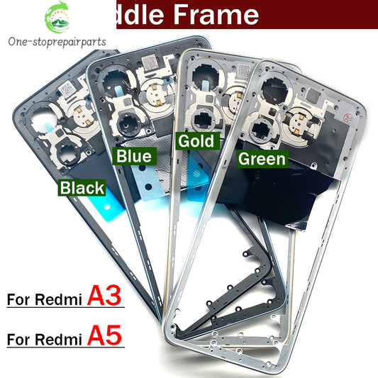 New Housing Middle Frame Bezel For Xiaomi Redmi A3 A5 Middle Plate Cover Xiaomi  Xiao mi phone repair parts