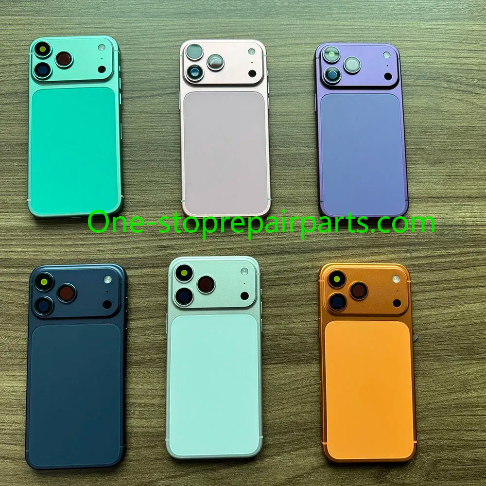 Pre-Installed Modified Back Housing For Iphone 14 Pro Max Convert To 17 Pro Max Middle Frame Housing 14Pm Diy Like 17Pm + Tray iPhone phone repair parts