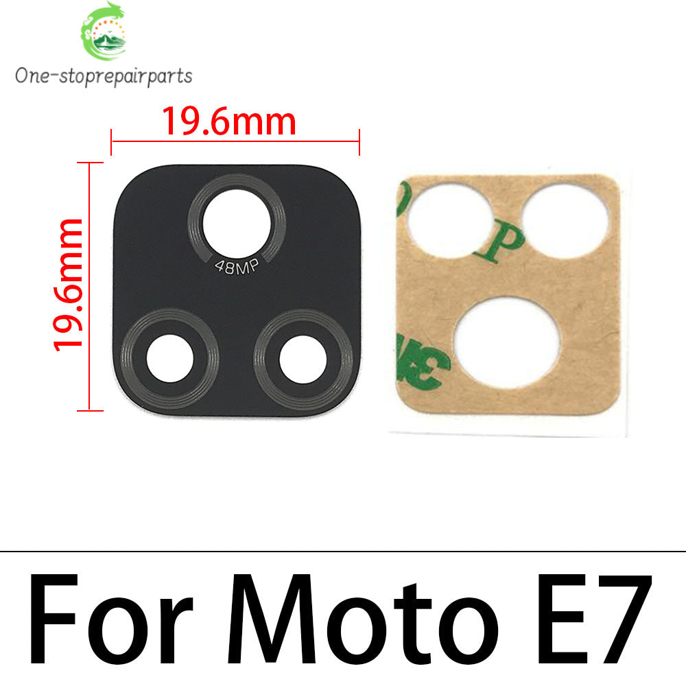 Back Rear Camera Glass Lens For Moto E4 E7 E6 E6s E5 E7i Plus Play Power E20 E30 E40 E22 E32 E13 E22i With Adhesive Motorola phone repair parts
