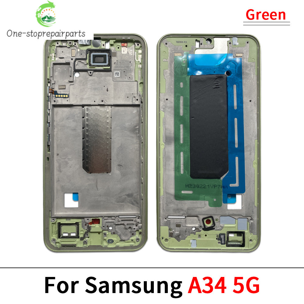 New Front Housing LCD Frame Screen Bezel Holder For Samsung A05 A05s A15 A25 A35 A06 A26 A34 4G 5G Samsung phone repair parts
