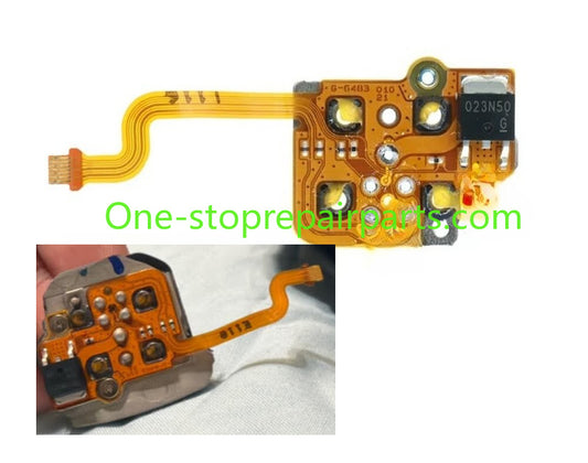 Original lens mount contact flex cbale for Canon R5/R5-II 8971/4060 Contact with cable and socket digitizal camera repair parts